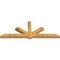 Ekena Millwork Kennewick Rough Sawn Timber Gable Bracket, Western Red Cedar, 108"W x 40"H x 6"D x 6"F, 9/12 Pitch GBW108X40X0606KEN00RWR - alternate 3